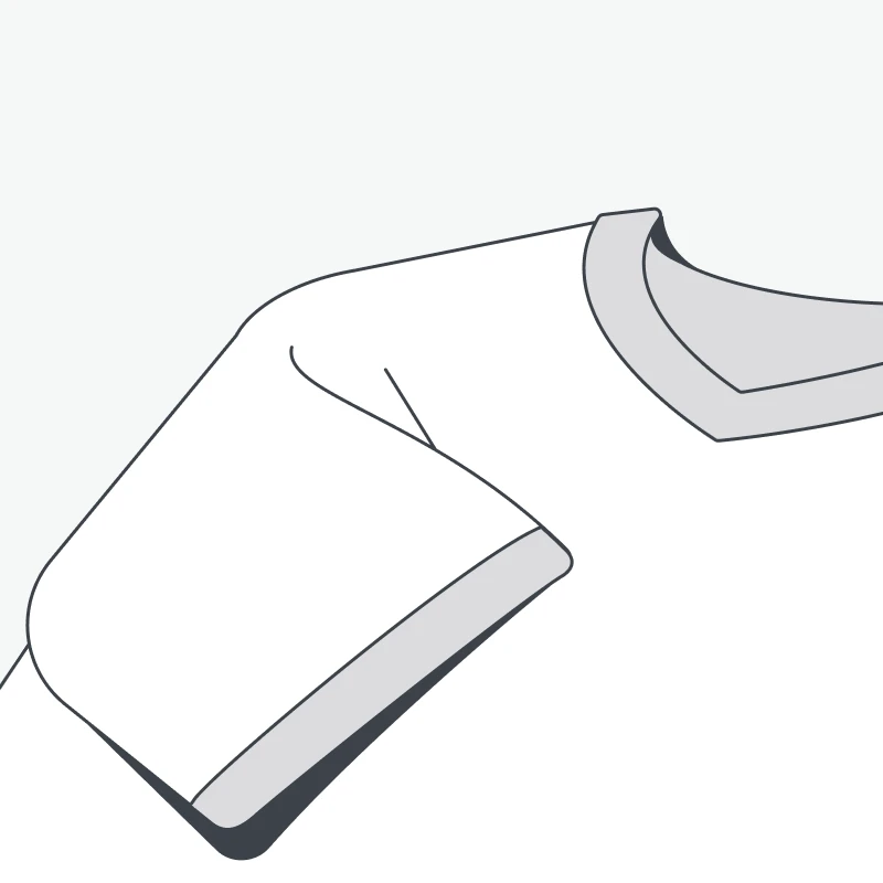 Illustration of a folded shirt